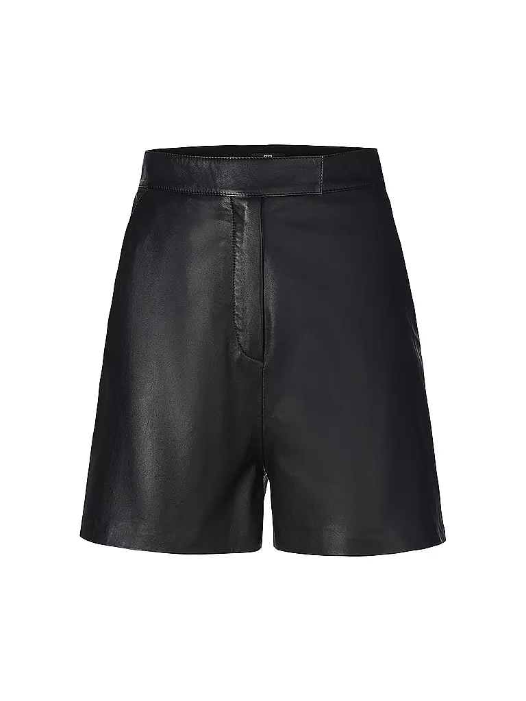 RIANI | Ledershorts | schwarz