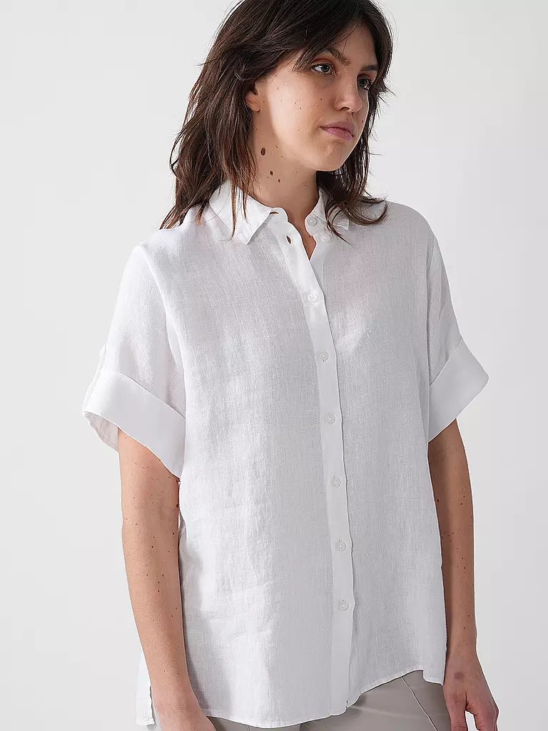 RIANI | Leinenbluse | blau