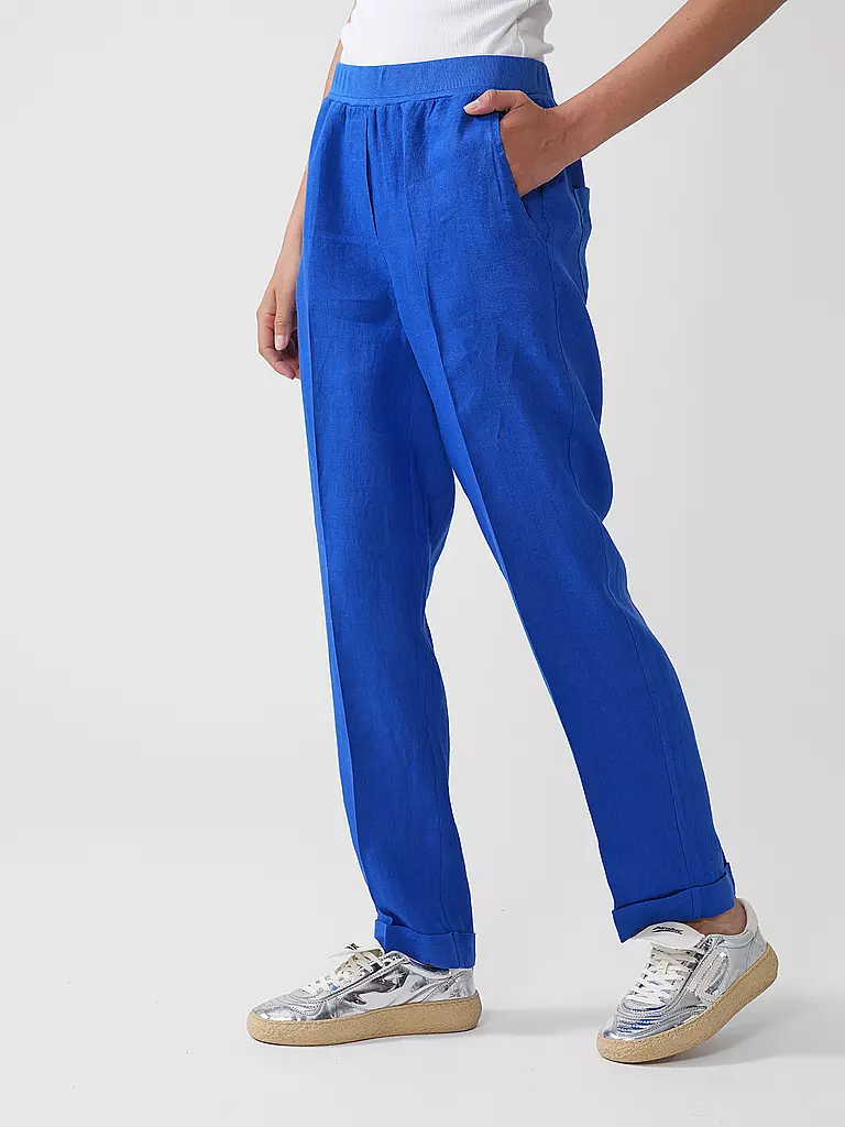 RIANI | Leinenchino  | blau