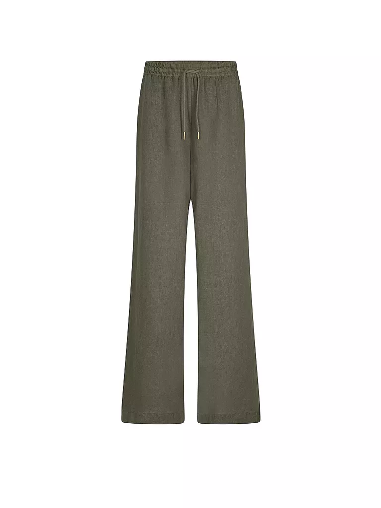 RIANI | Leinenhose  | grün