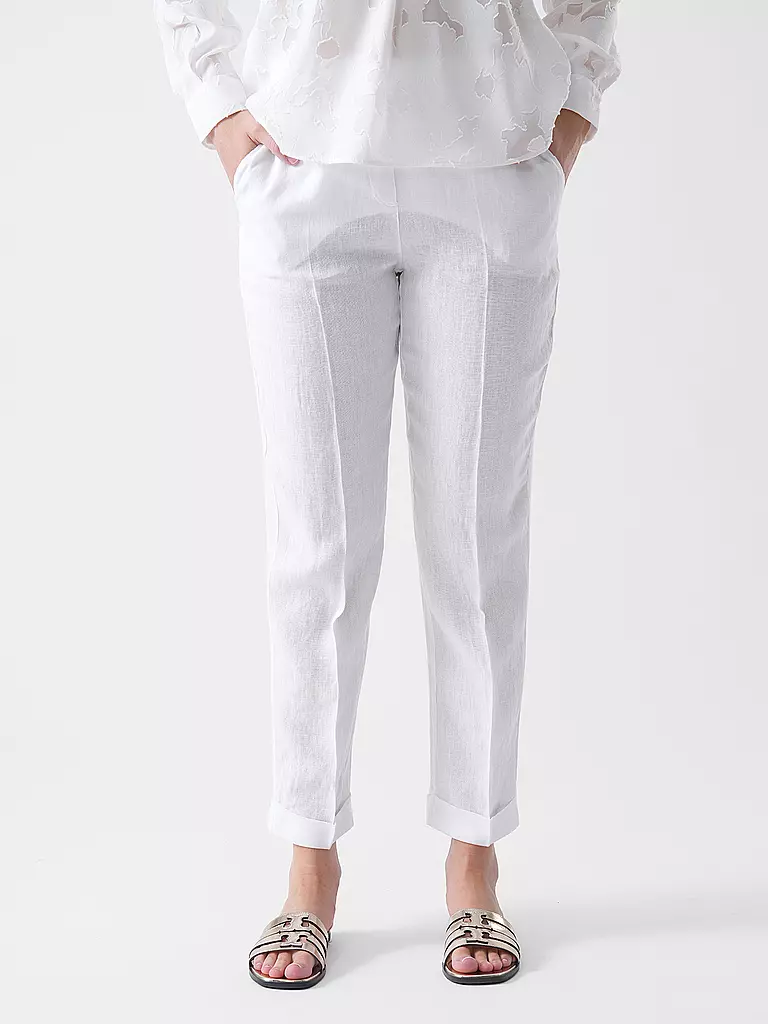 RIANI | Leinenhose | blau