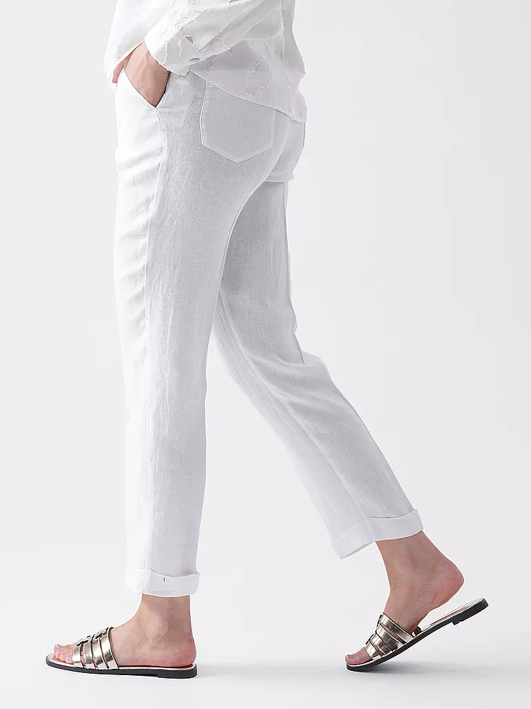 RIANI | Leinenhose | blau