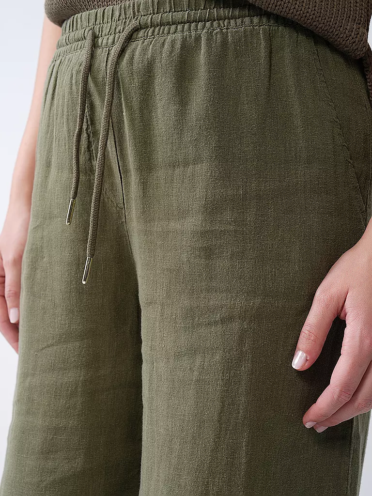 RIANI | Leinenhose | grün