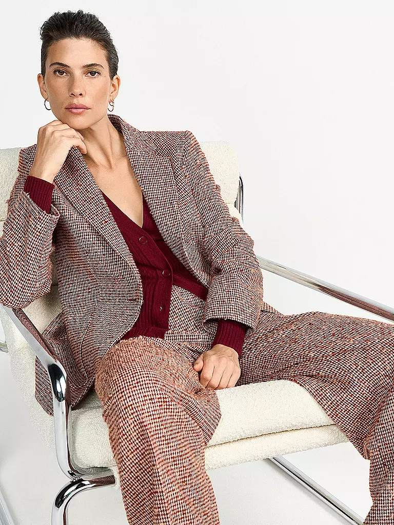 RICH & ROYAL | Businesshose  | Dunkelrot