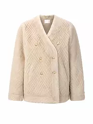 RICH & ROYAL | Jacke in Felloptik  | camel
