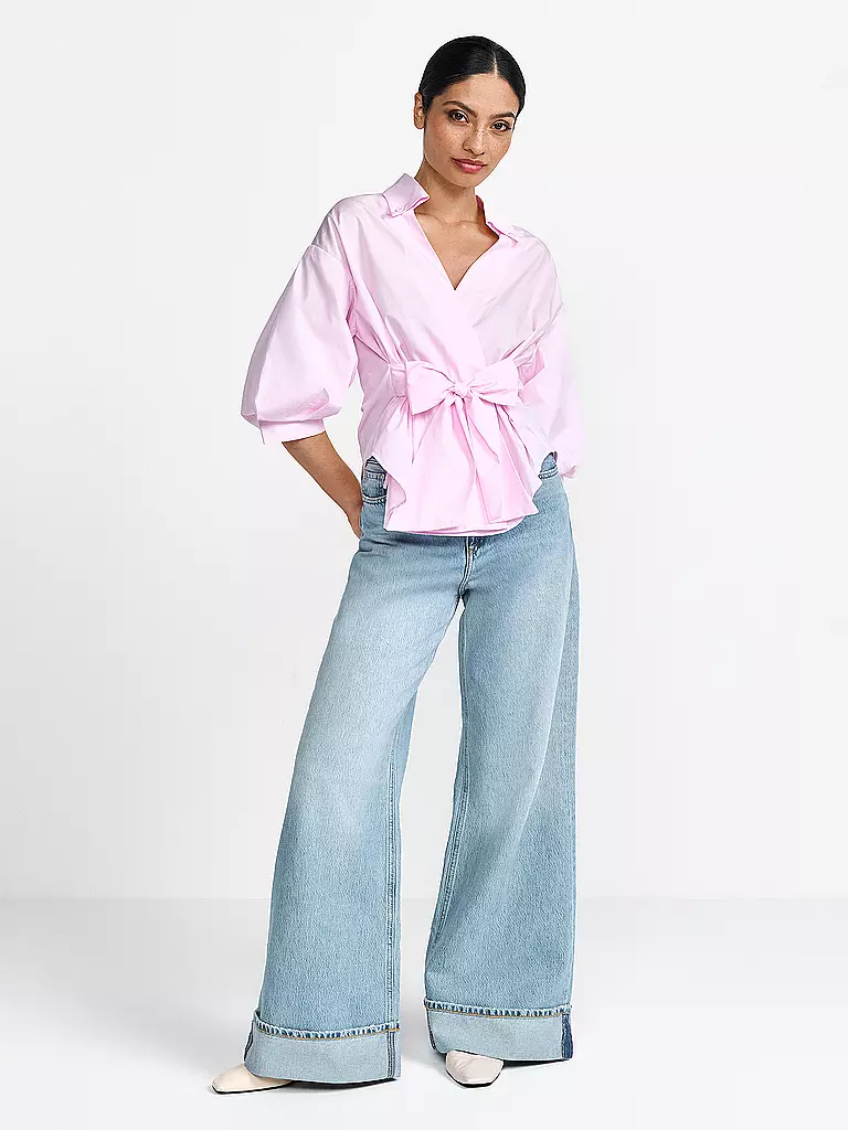 RICH & ROYAL | Jeans Wide Leg | blau