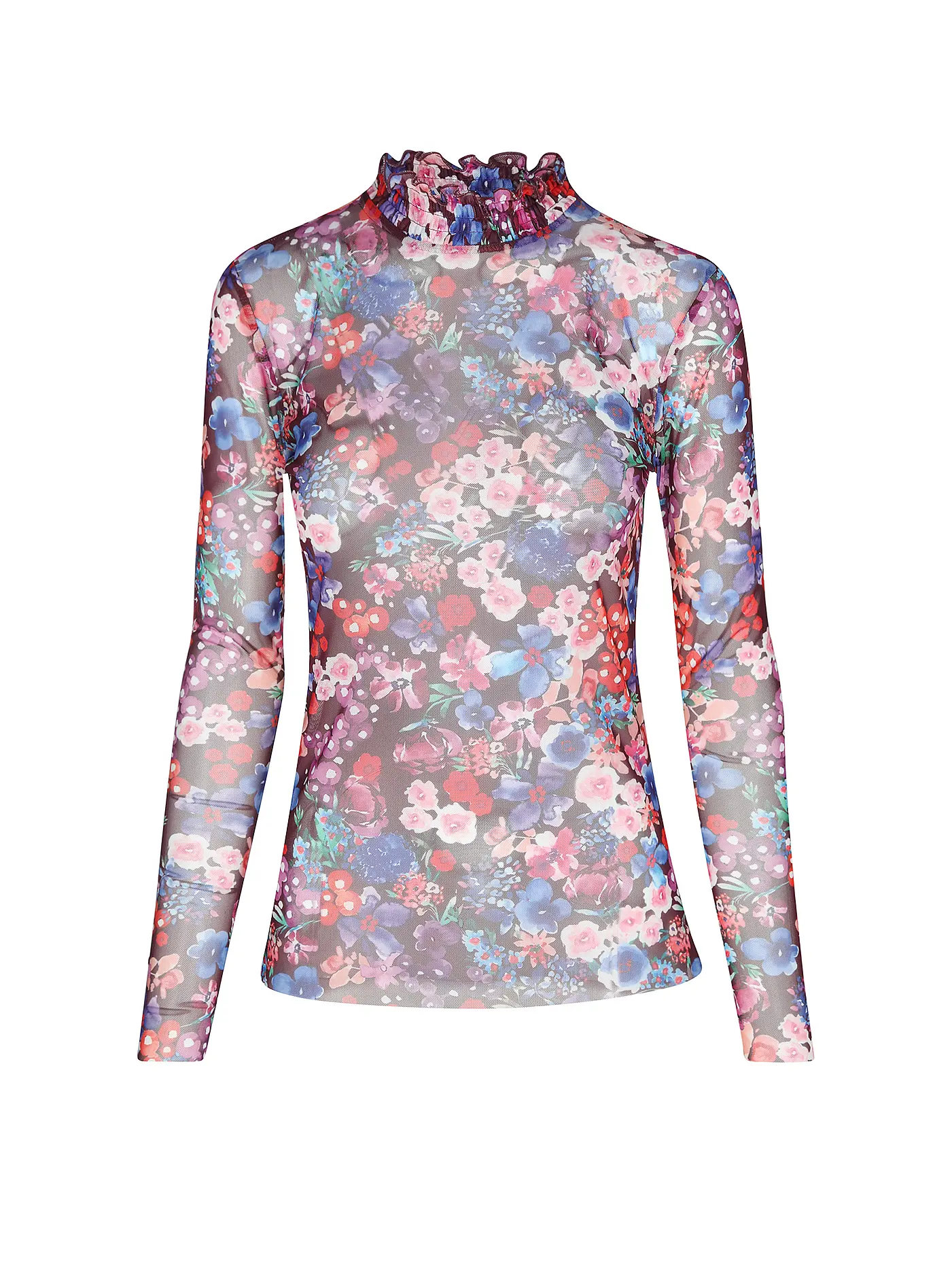 RICH & ROYAL | Langarmshirt  | dunkelrot