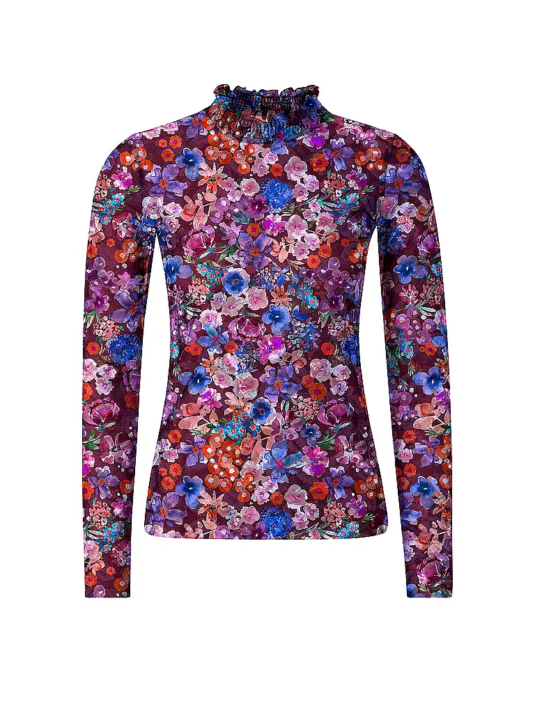 RICH & ROYAL | Langarmshirt  | dunkelrot