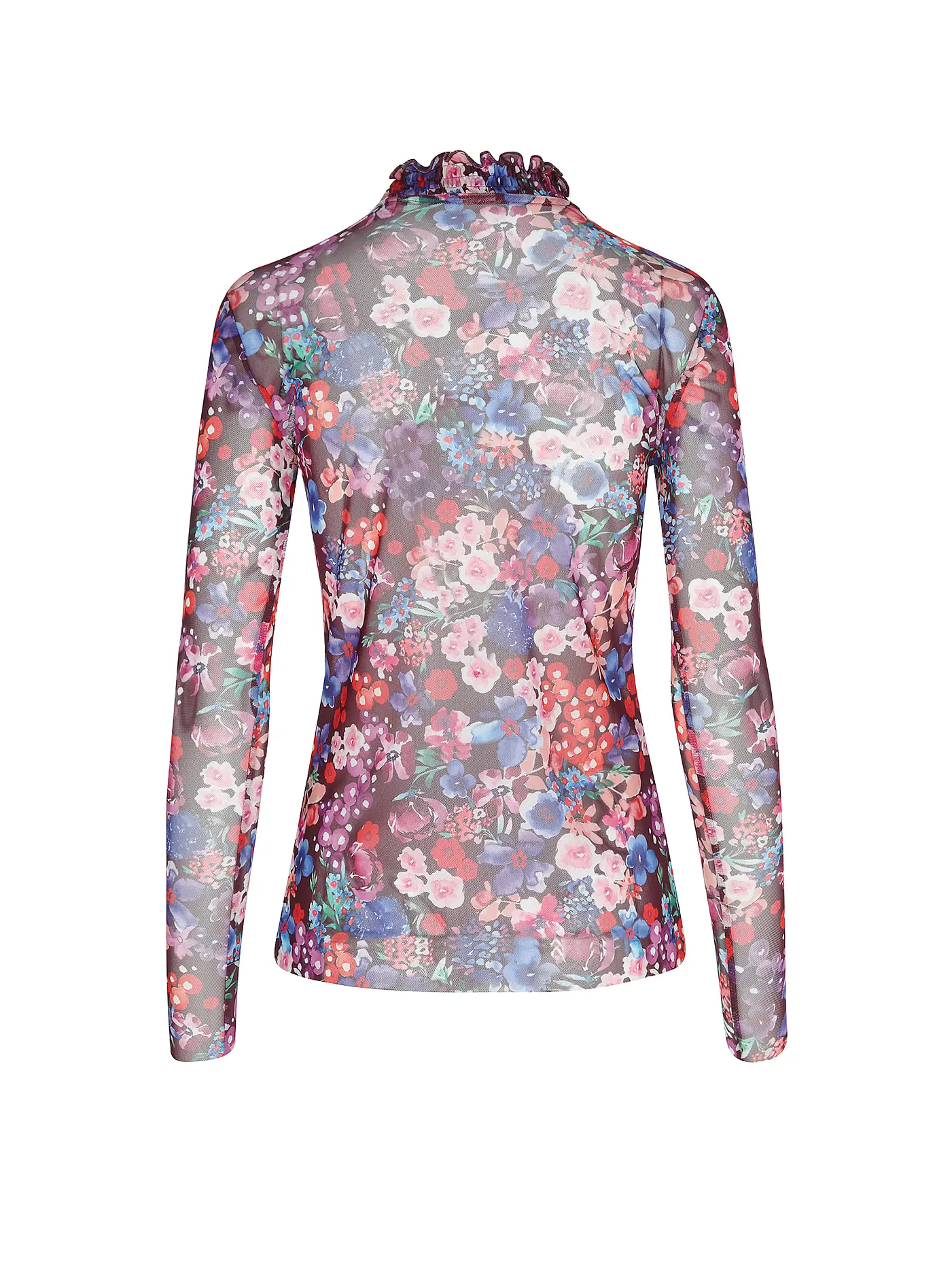 RICH & ROYAL | Langarmshirt  | dunkelrot