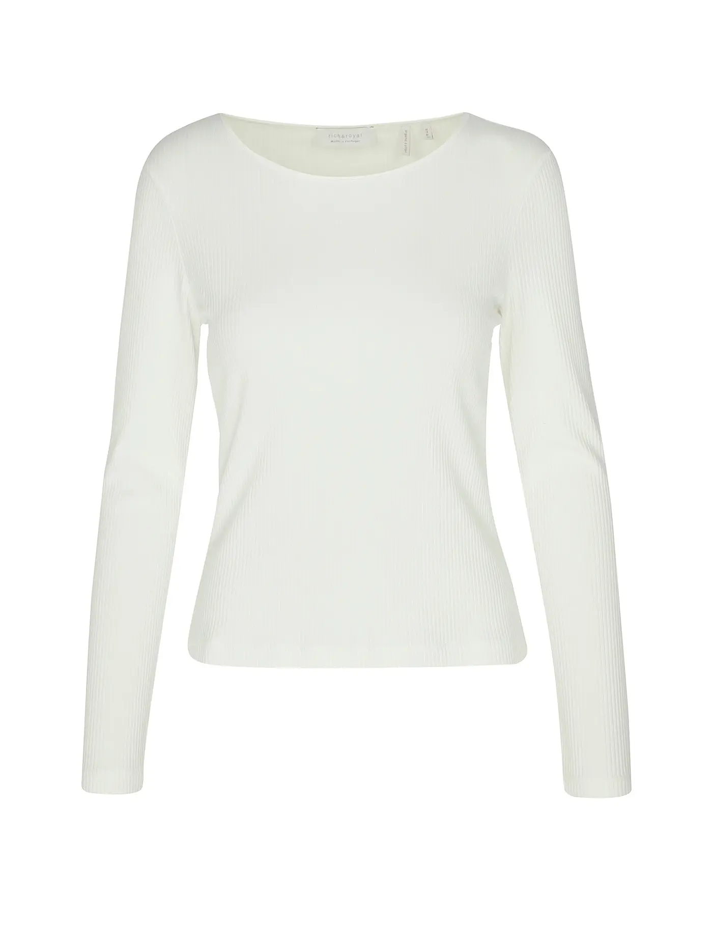 RICH & ROYAL | Langarmshirt | weiss
