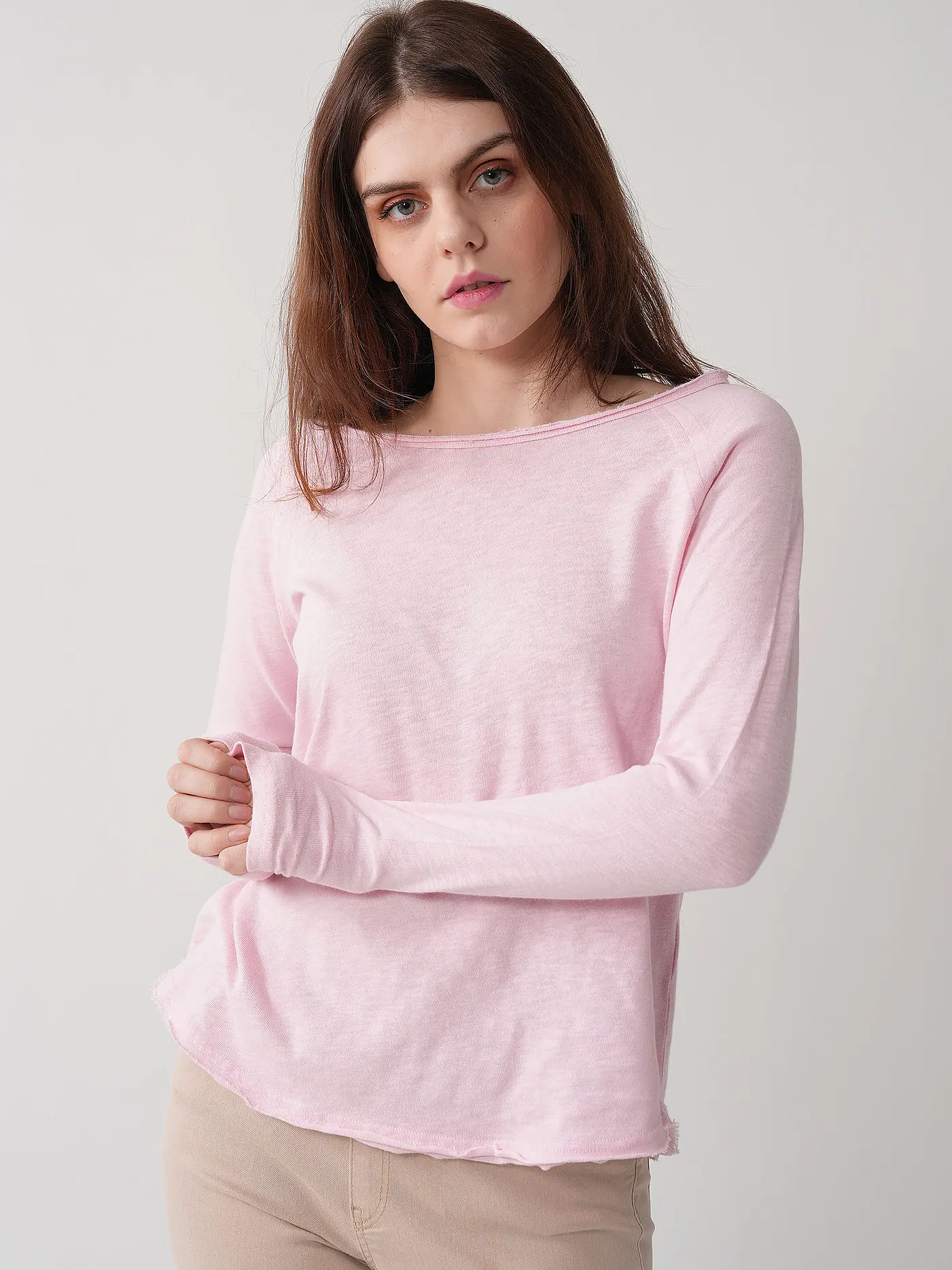 RICH & ROYAL | Langarmshirt | rosa