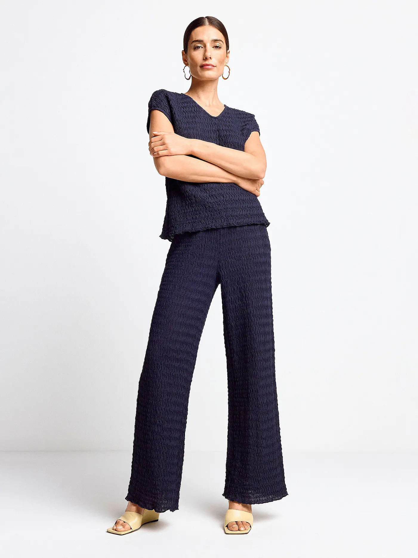 RICH & ROYAL | Marlenehose  | dunkelblau