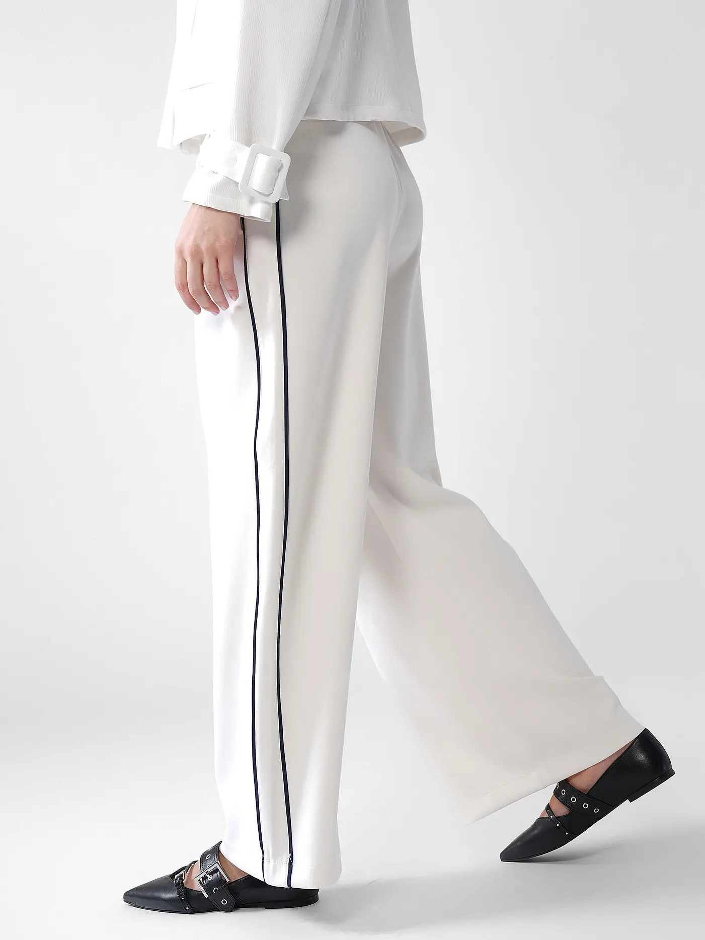RICH & ROYAL | Marlenehose  | creme
