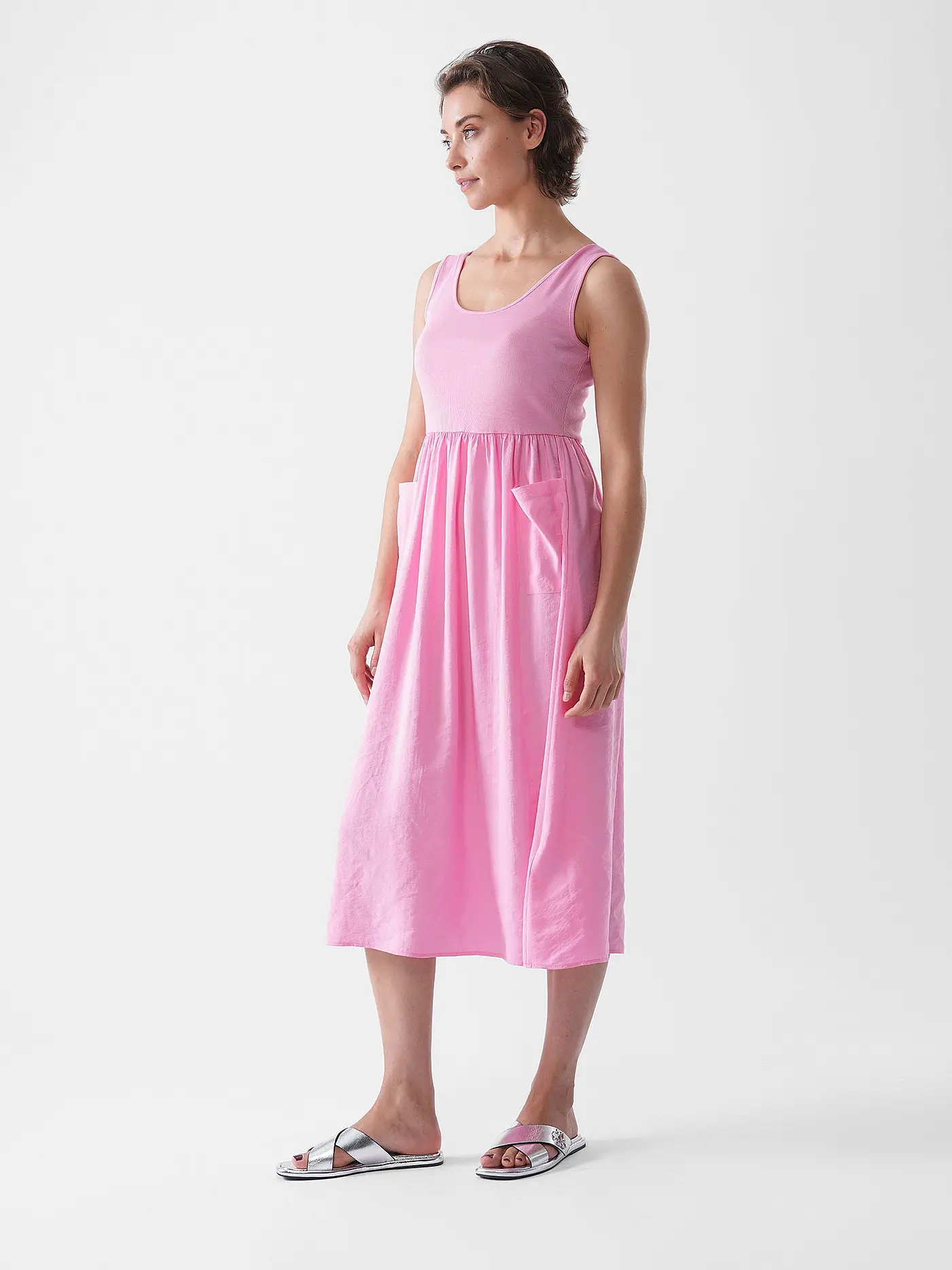 RICH & ROYAL | Midikleid | rosa