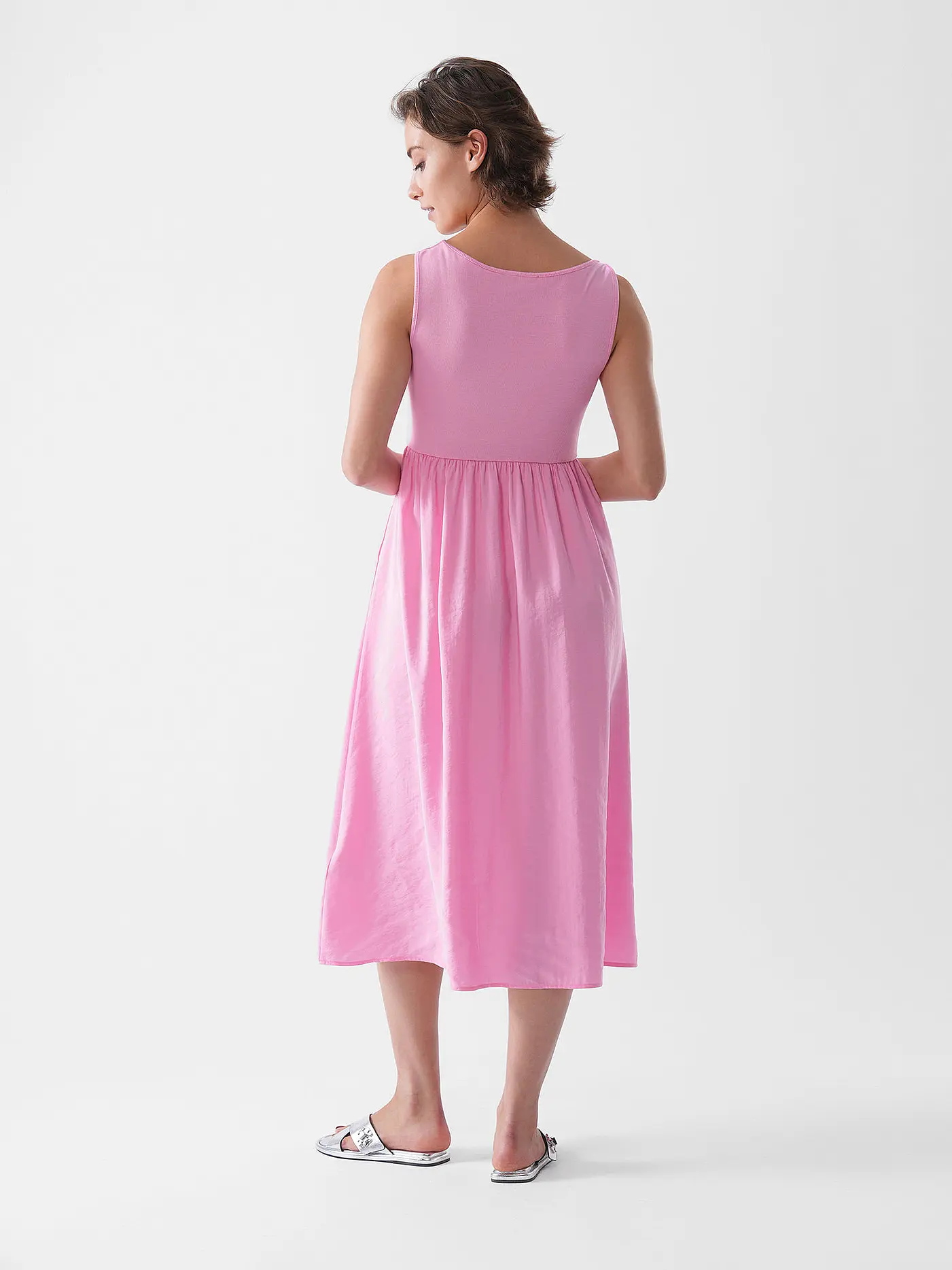 RICH & ROYAL | Midikleid | rosa