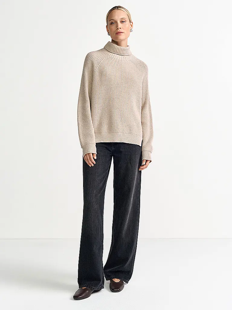 RICH & ROYAL | Rollkragenpullover  | beige
