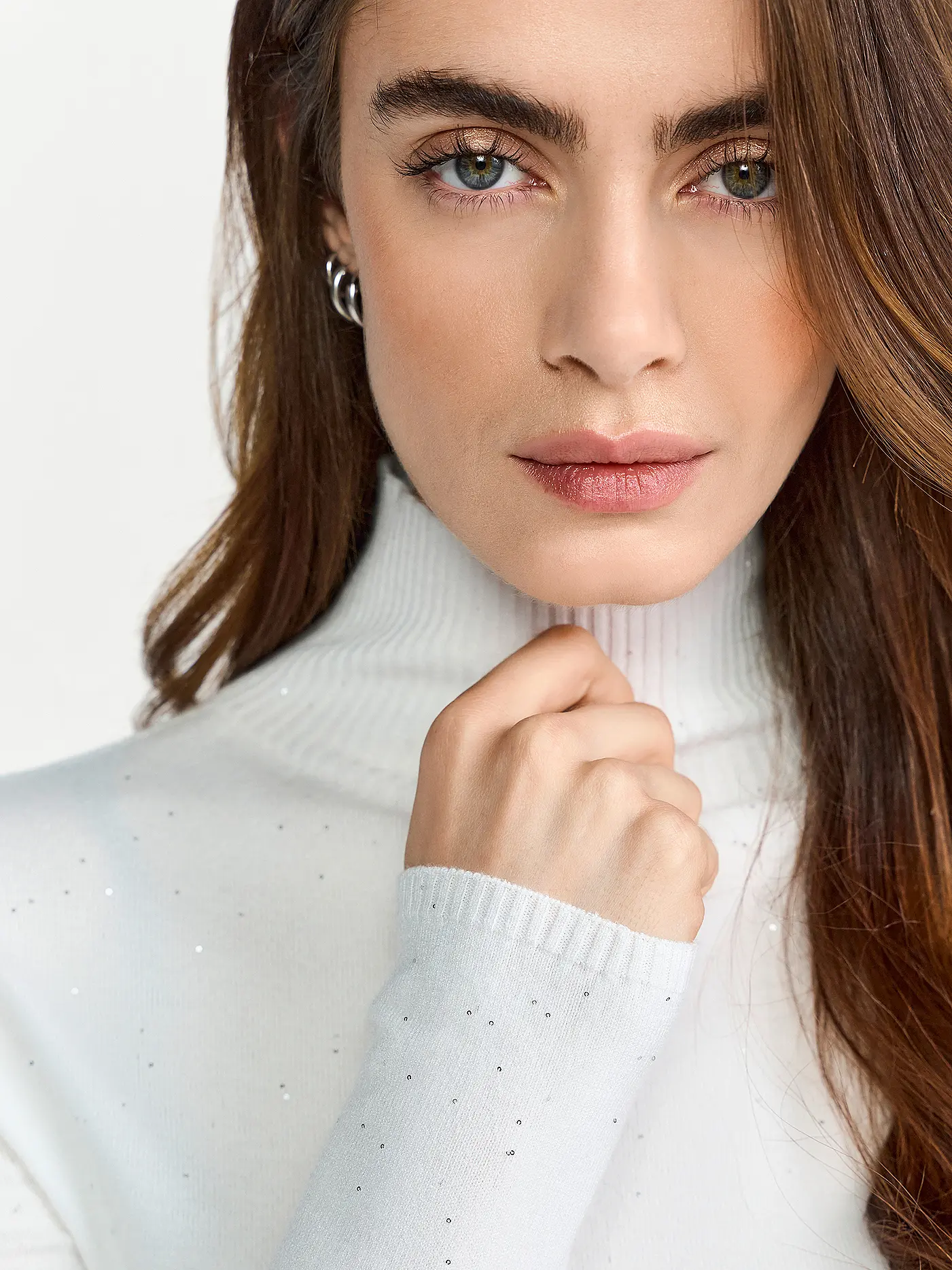 RICH & ROYAL | Rollkragenpullover  | creme
