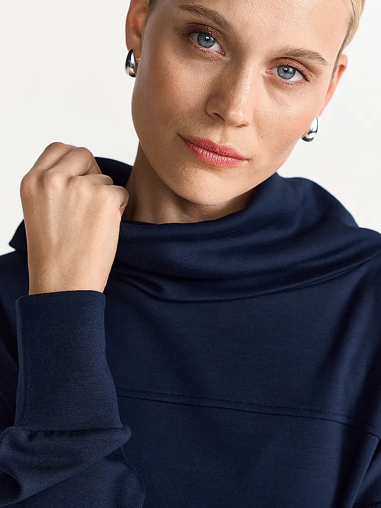 RICH & ROYAL | Rollkragenpullover  | dunkelblau