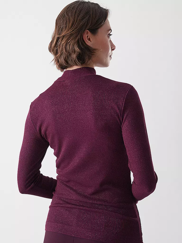 RICH & ROYAL | Rollkragenpullover | dunkelrot
