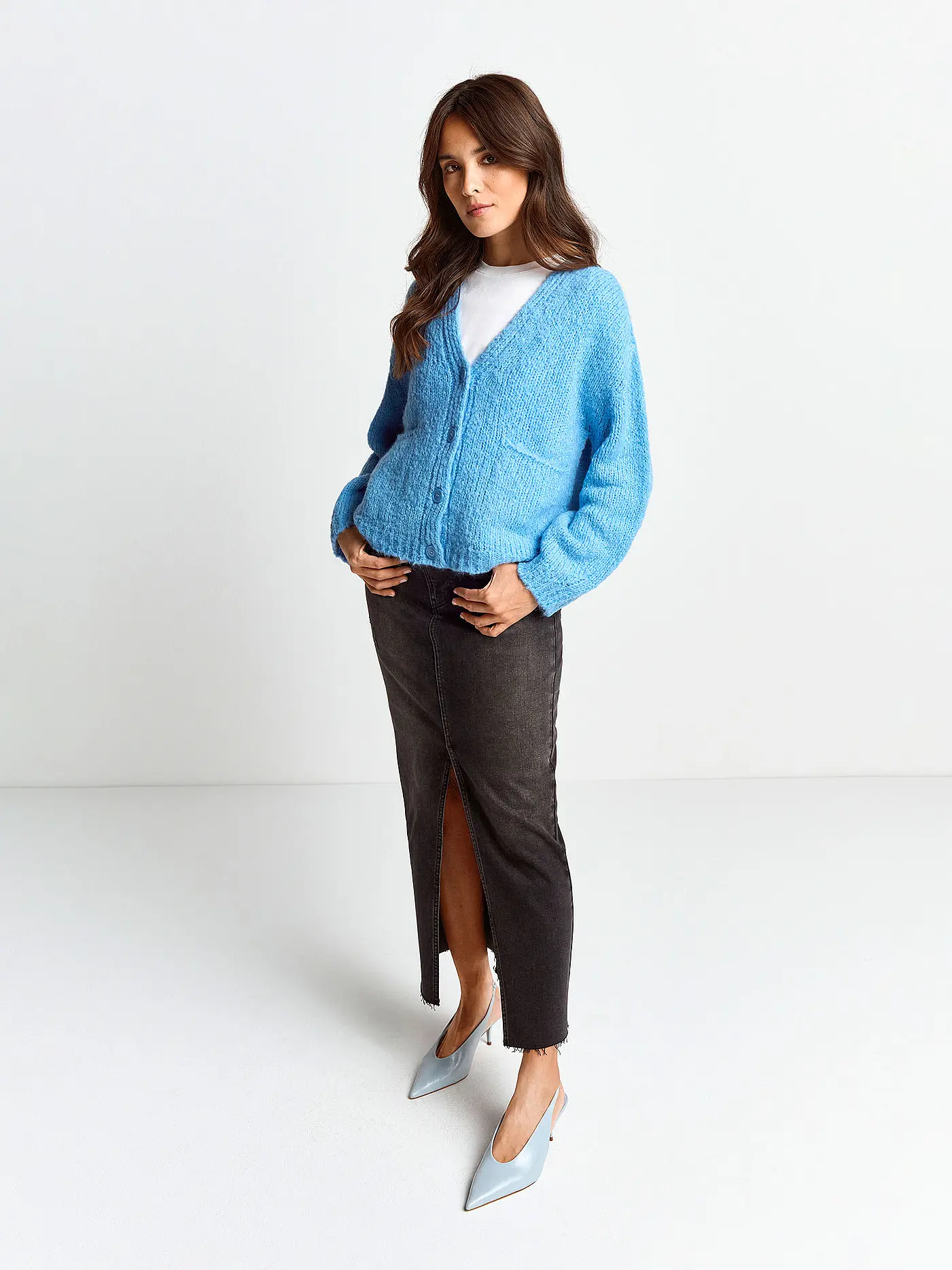 RICH & ROYAL | Strickjacke | blau