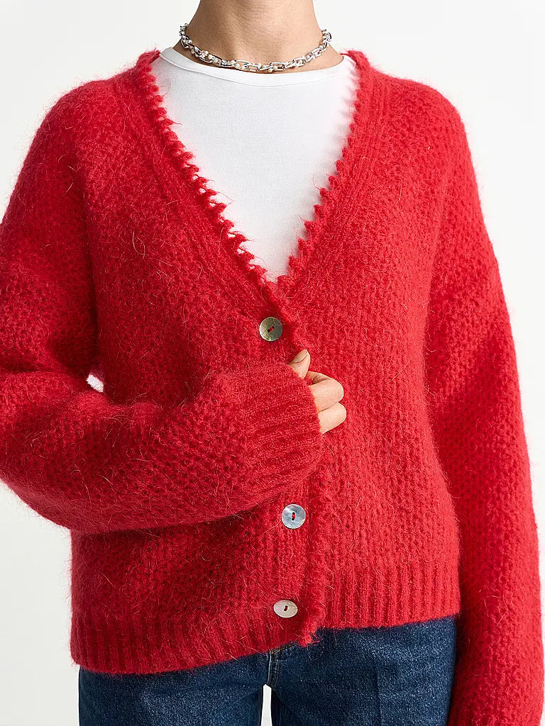 RICH & ROYAL | Strickjacke | rot