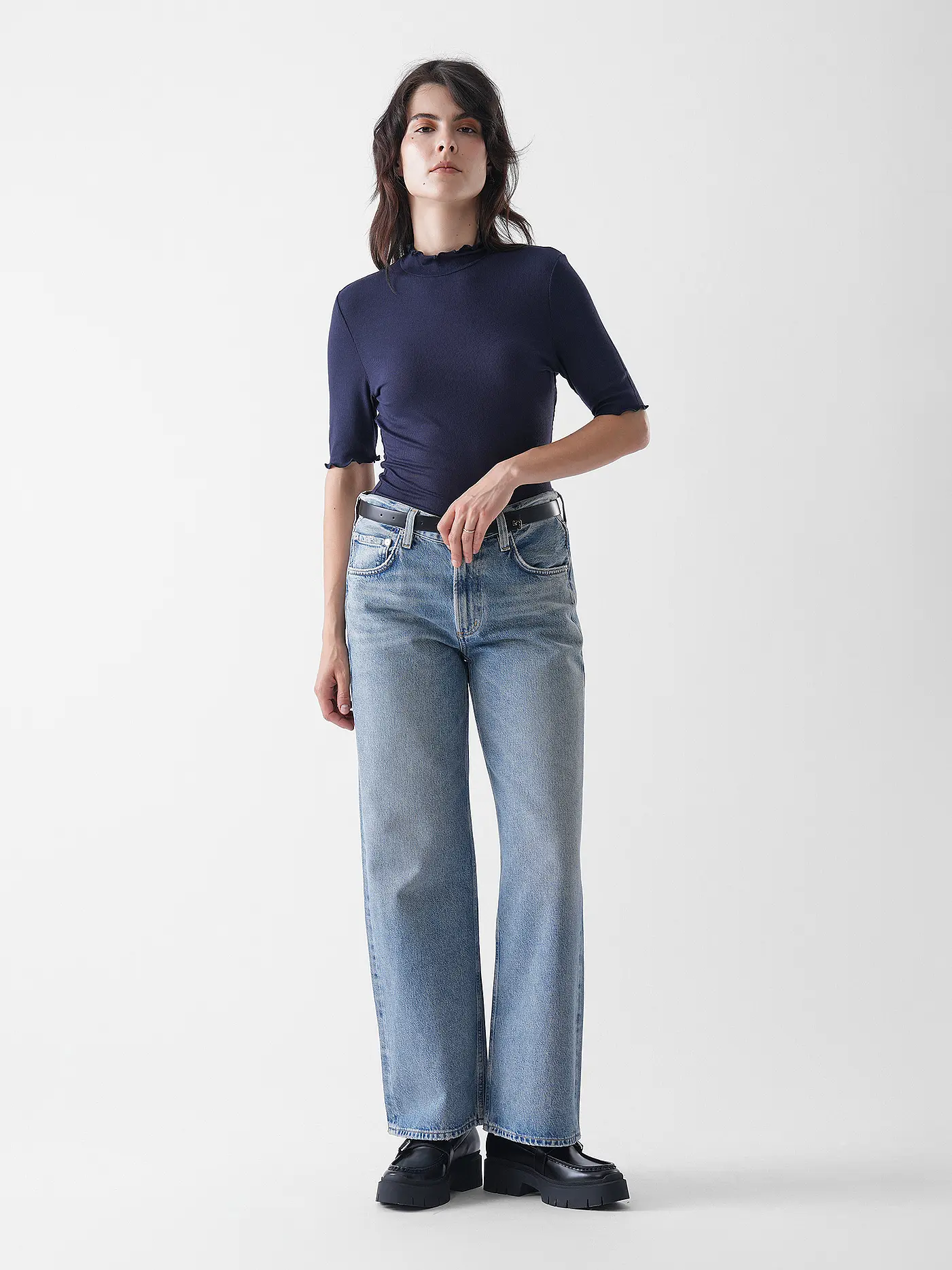 RICH & ROYAL | T-Shirt  | dunkelblau