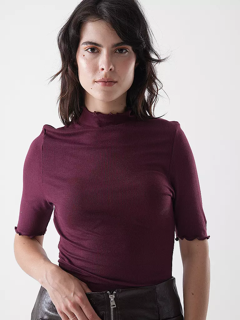 RICH & ROYAL | T-Shirt  | dunkelrot