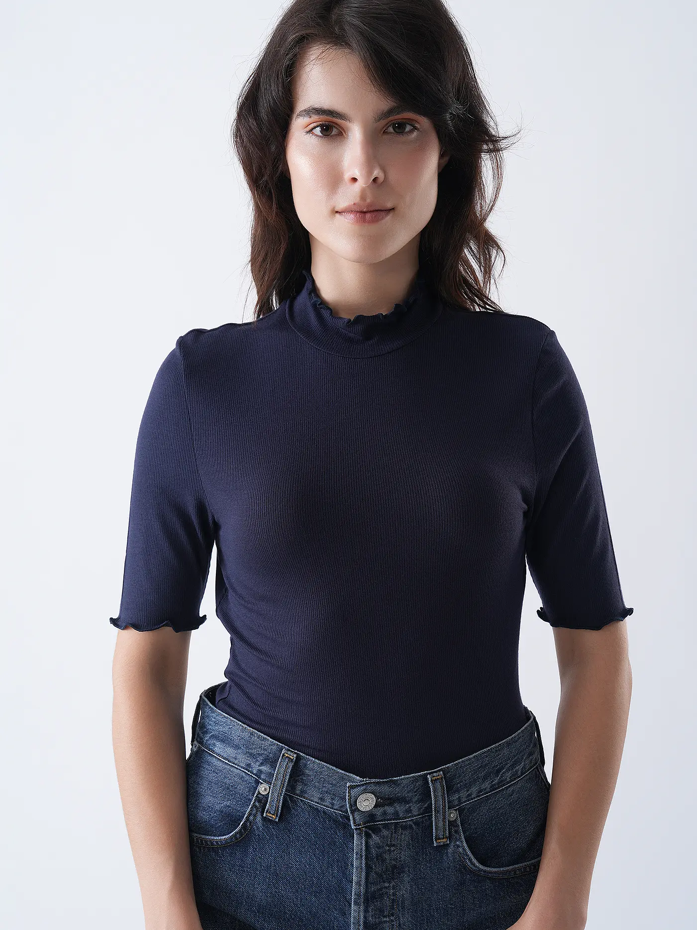 RICH & ROYAL | T-Shirt  | dunkelblau