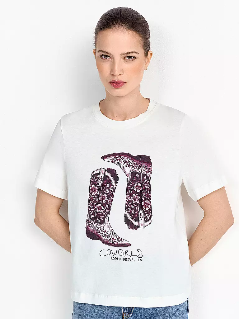 RICH & ROYAL | T-Shirt | creme
