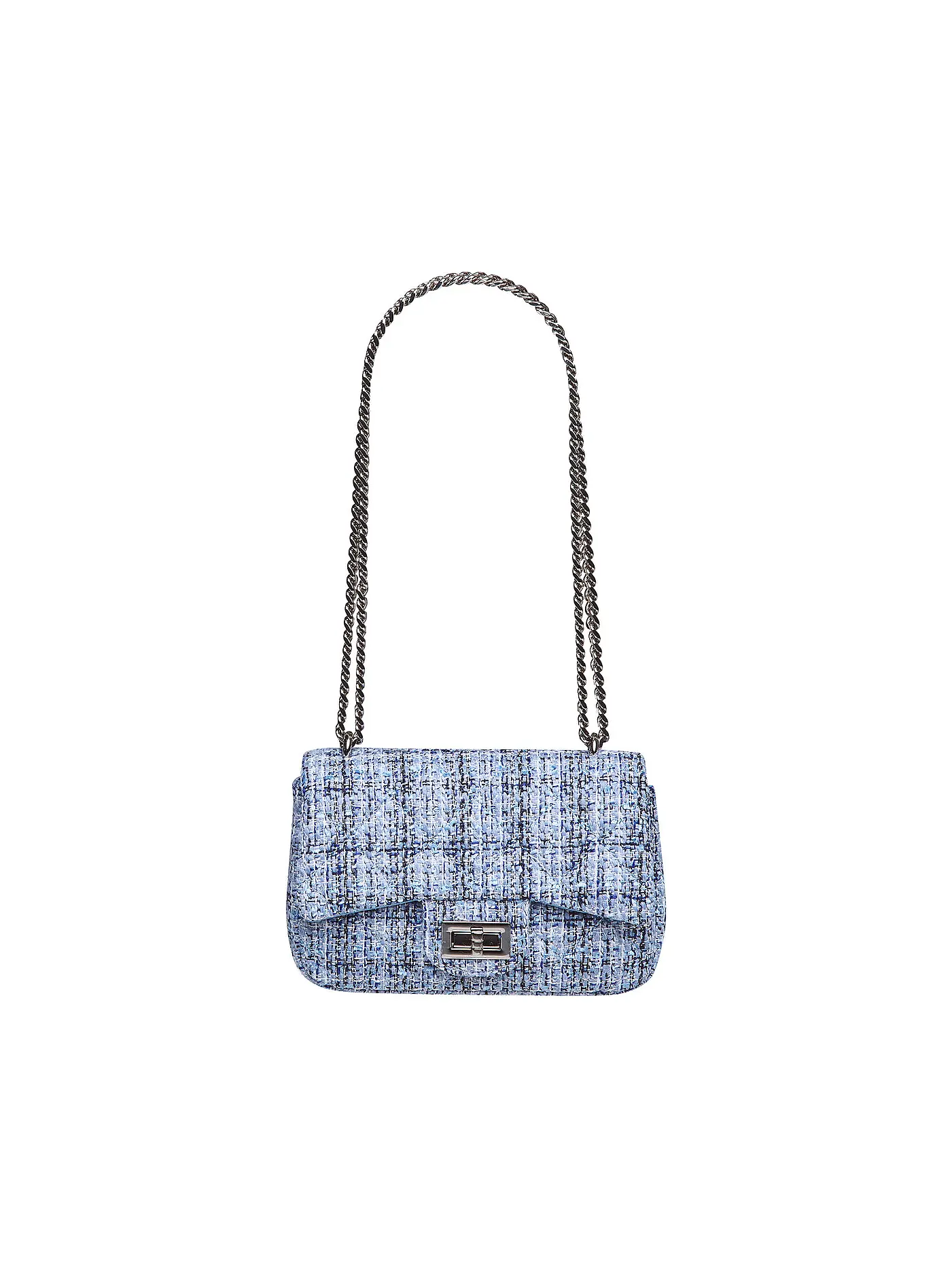 RICH & ROYAL | Tasche - Umhängetasche MINI TWEED | blau