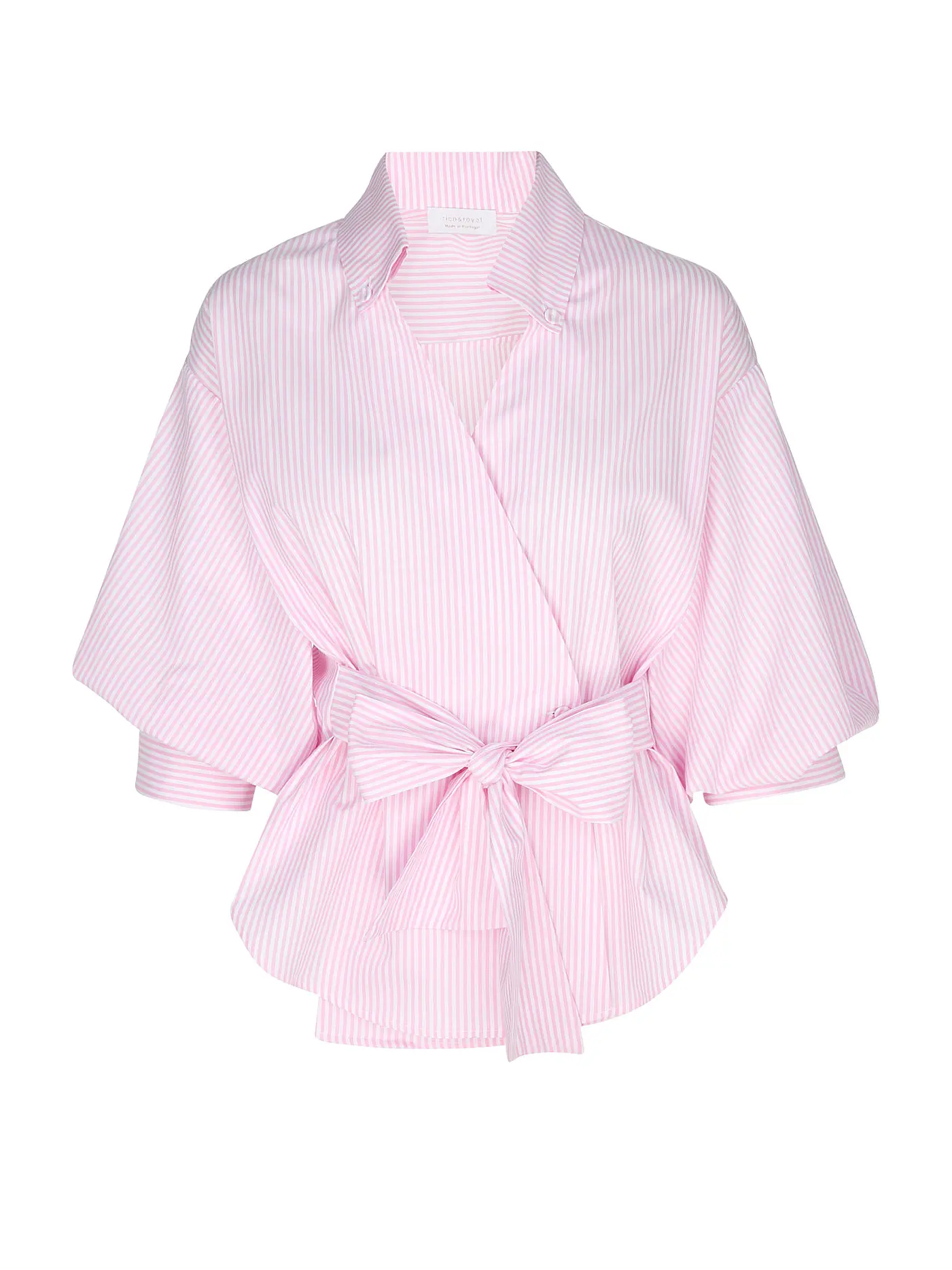 RICH & ROYAL | Wickelbluse  | rosa