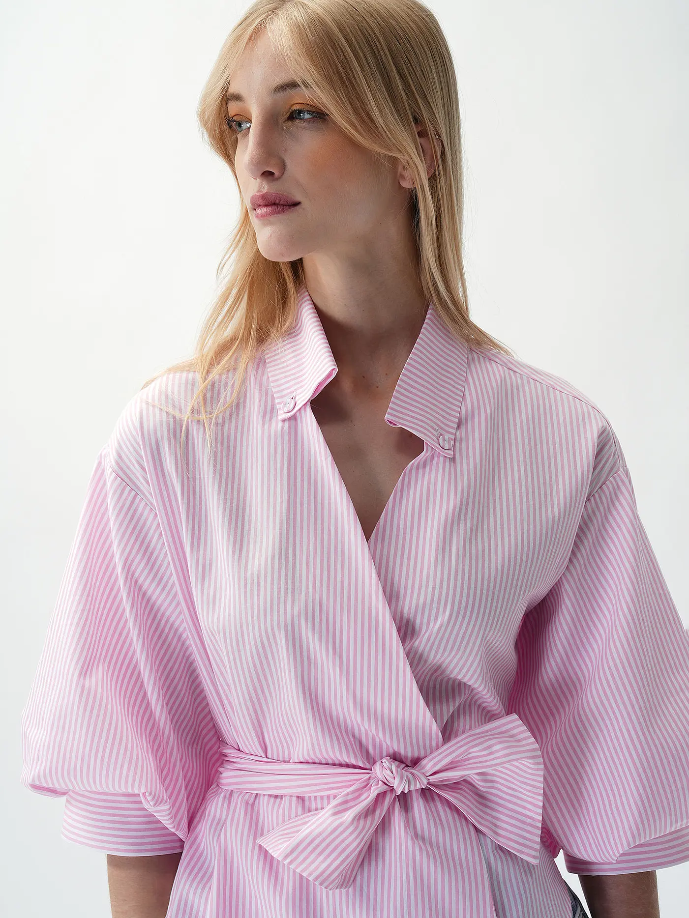 RICH & ROYAL | Wickelbluse  | rosa