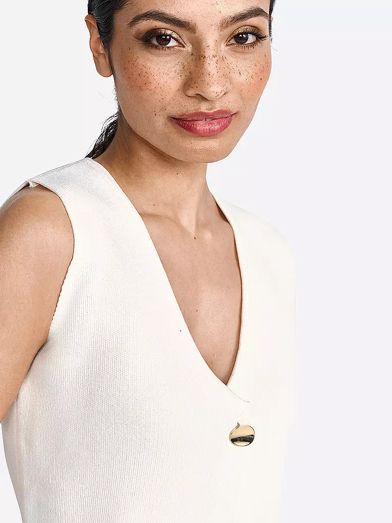 RICH & ROYAL | Gilet | creme