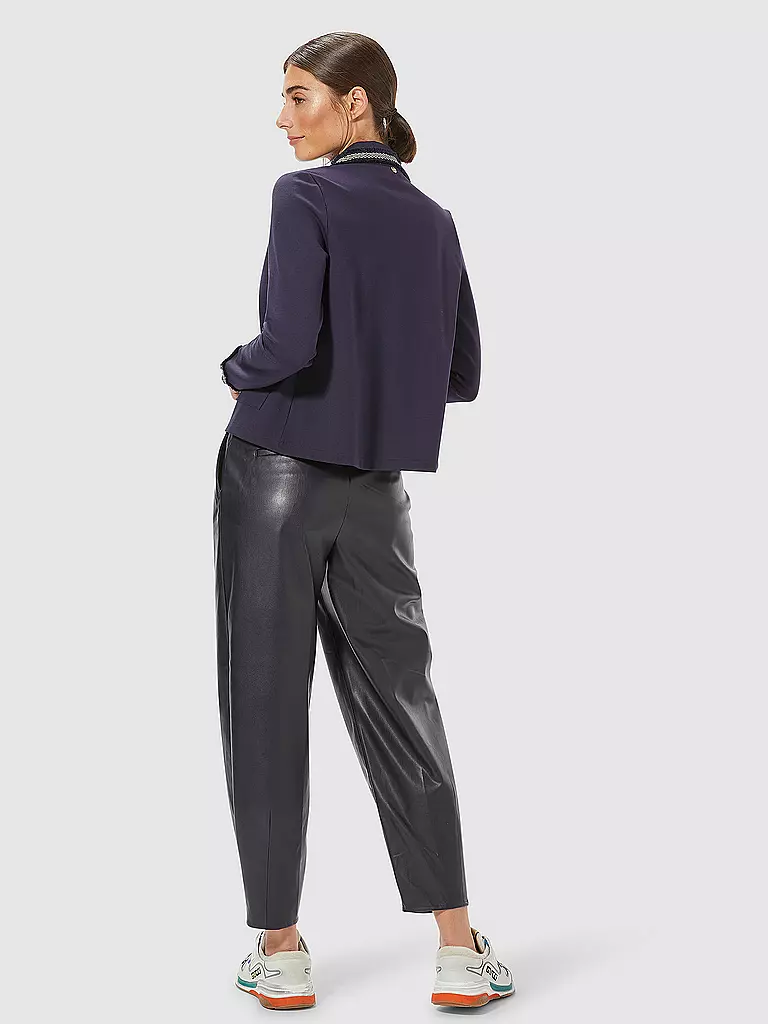 RICH & ROYAL | Hose in Lederoptik | blau