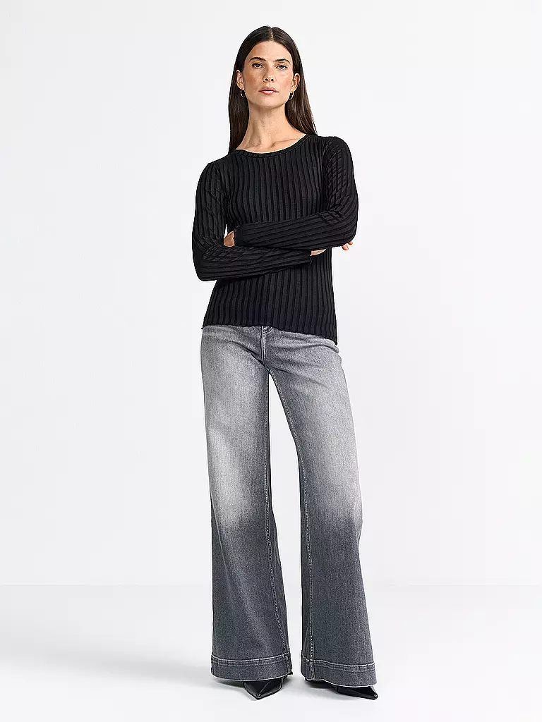 RICH & ROYAL | Langarmshirt  | schwarz