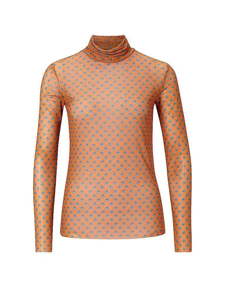 RICH & ROYAL | Rollkragen Shirt | orange