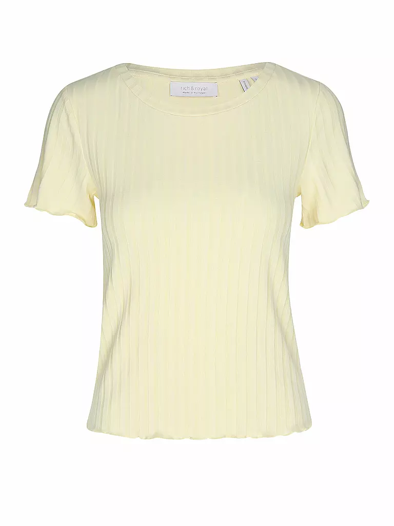 RICH & ROYAL | T-Shirt  | gelb