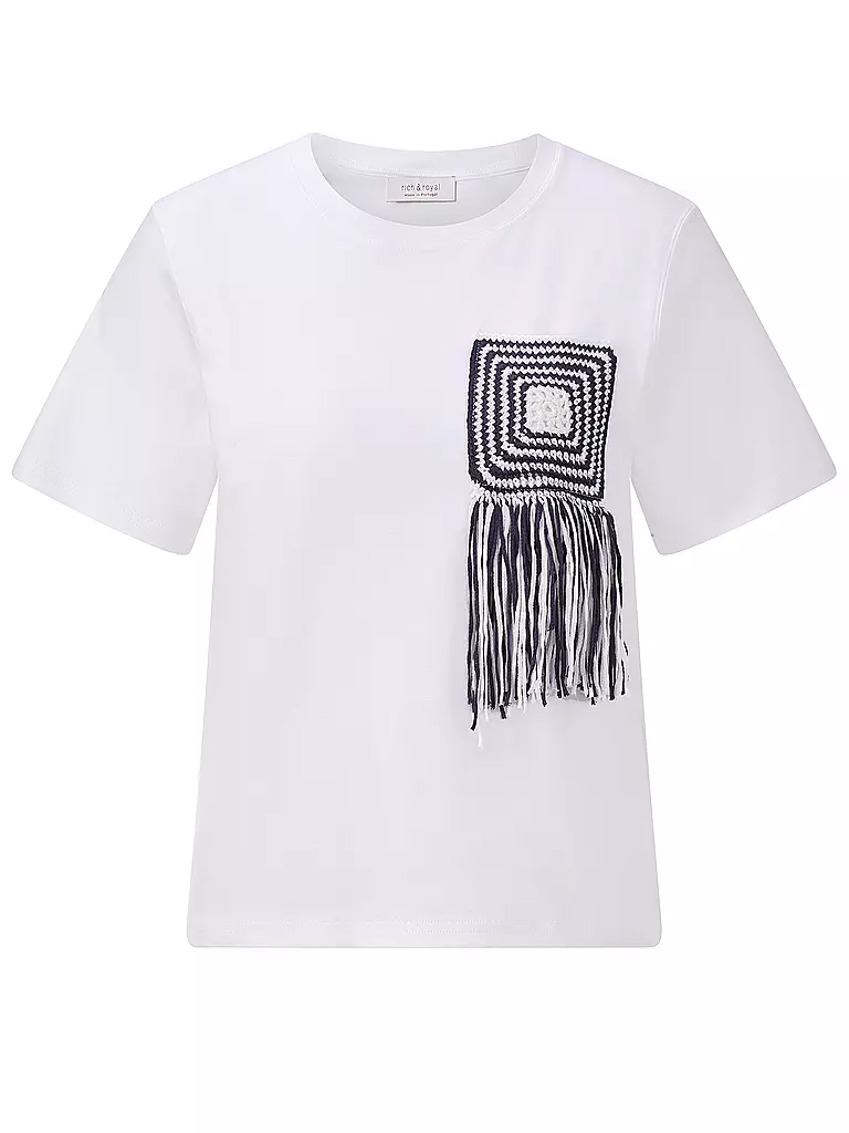 RICH & ROYAL | T-Shirt  | weiss