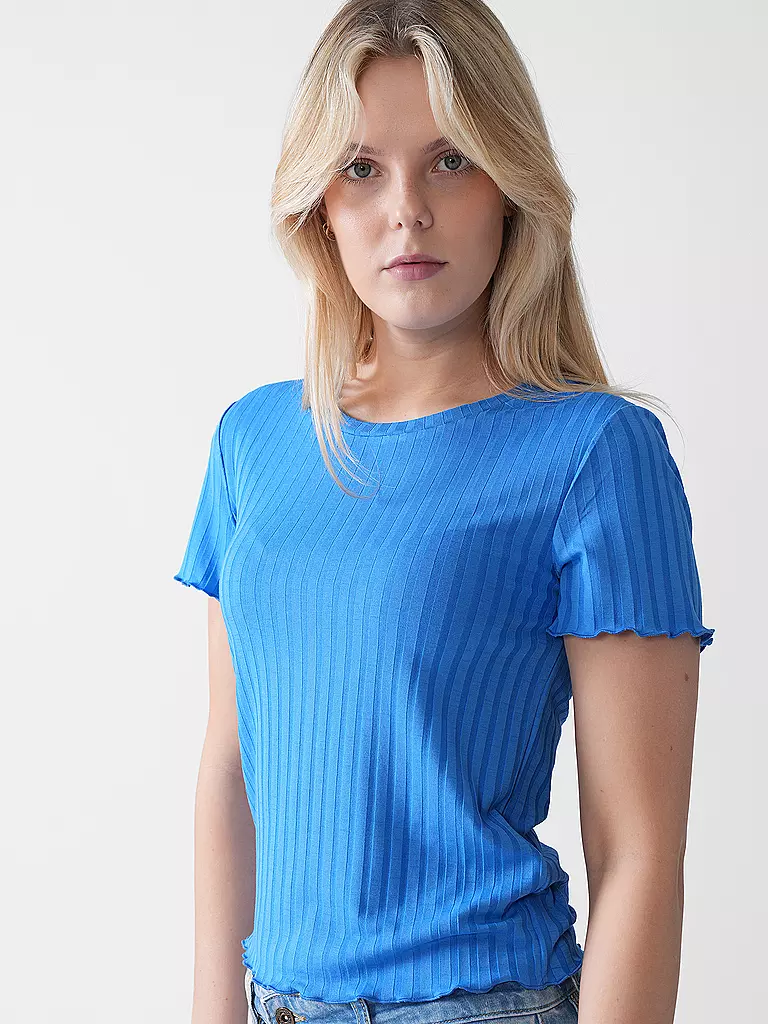 RICH & ROYAL | T-Shirt  | blau
