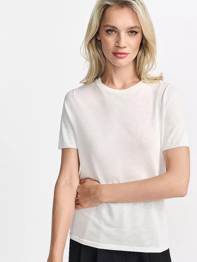 RICH & ROYAL | T-Shirt  | creme