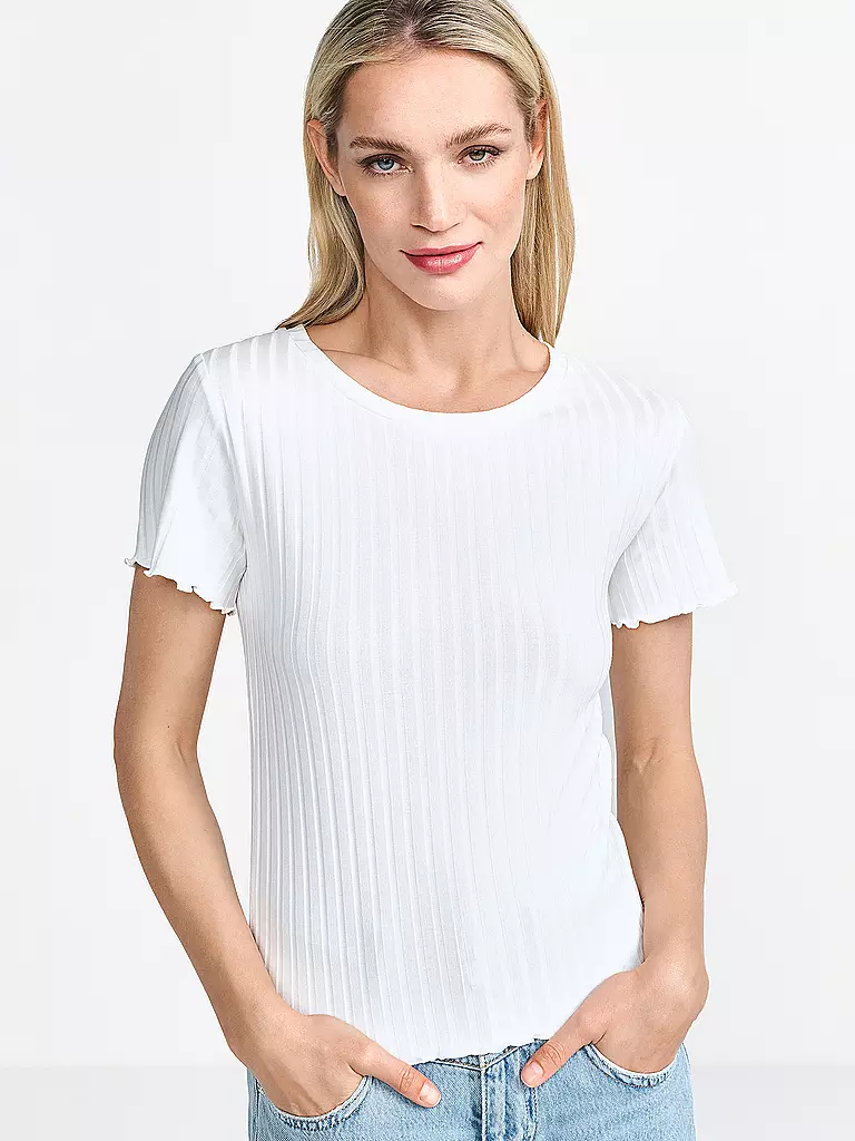 RICH & ROYAL | T-Shirt  | creme