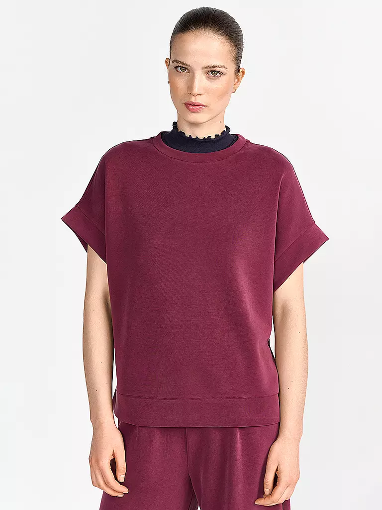RICH & ROYAL | T-Shirt  | dunkelrot