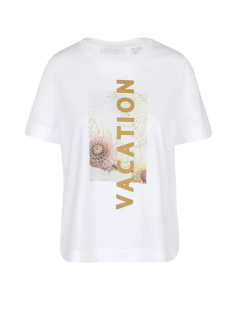RICH & ROYAL | T-Shirt VACATION | braun