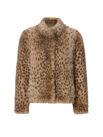 RICHROYAL | Jacke in Felloptik 