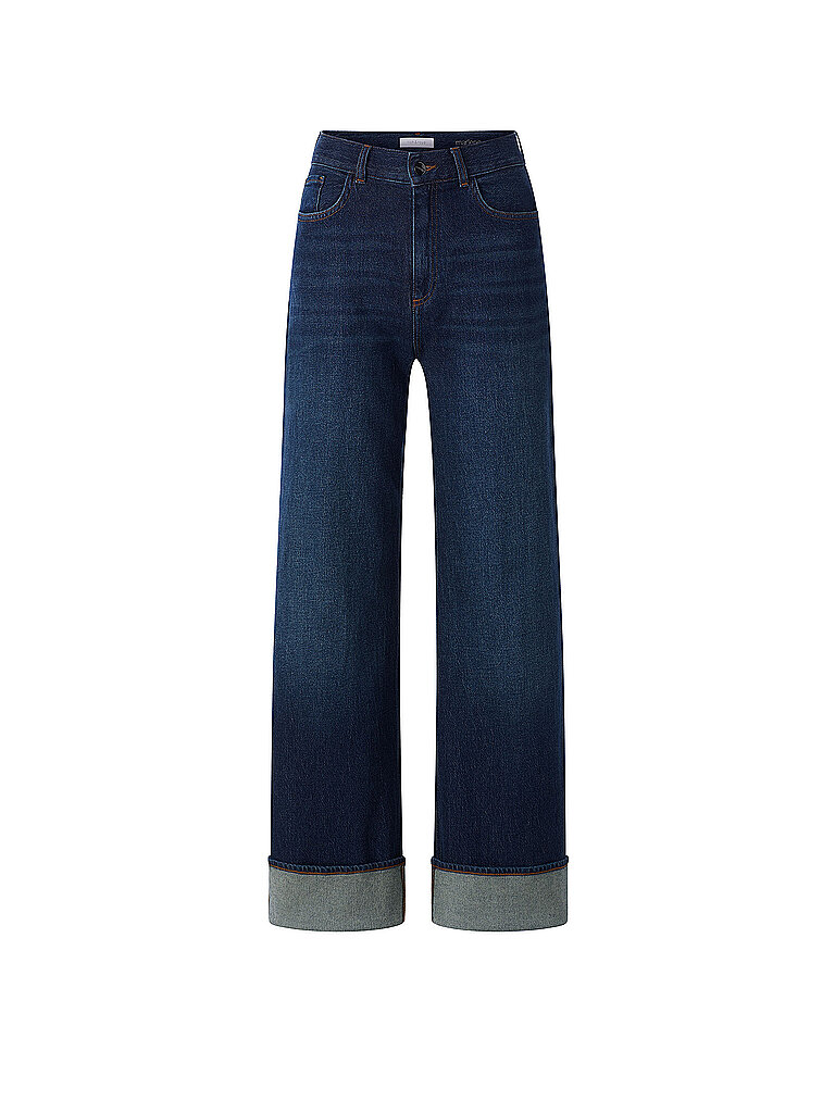 RICHROYAL Jeans Wide Leg dunkelblau | 30/L32