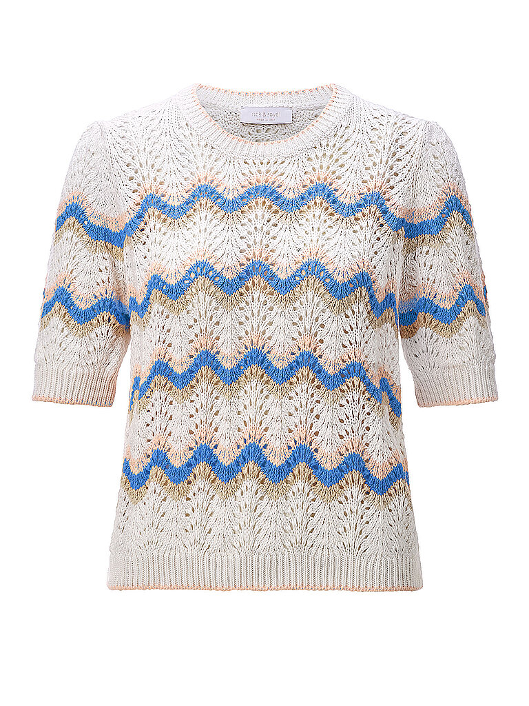 RICHROYAL Pullover weiss | S