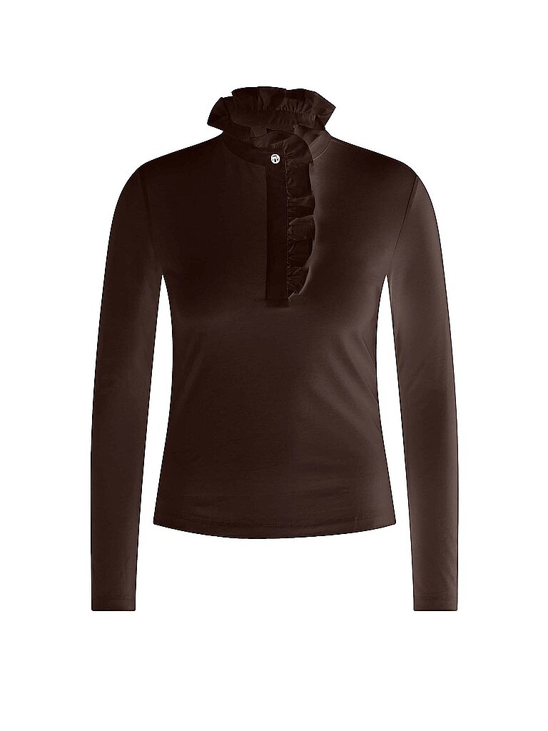 RICHROYAL Langarmshirt braun | M
