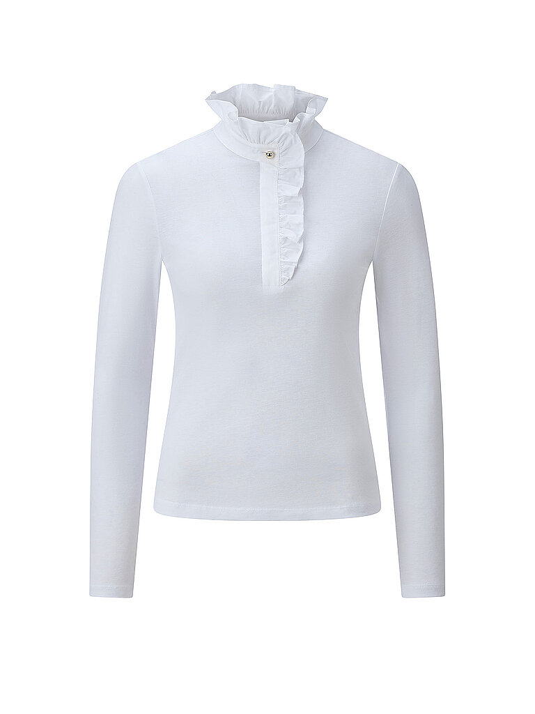 RICHROYAL Langarmshirt weiss | M