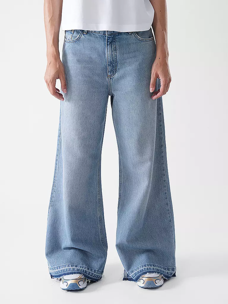 RICHROYAL | Jeans Flared Fit  | Blau