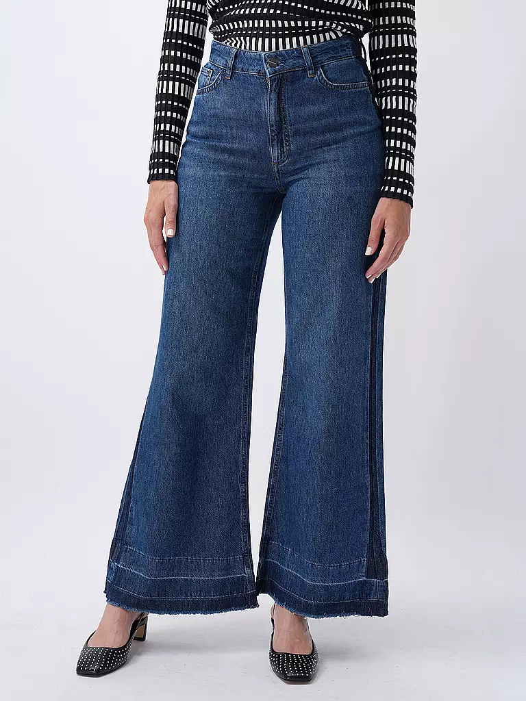 RICHROYAL | Jeans Flared Fit | Blau